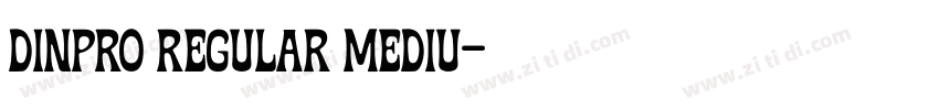 dinpro regular mediu字体转换 dinpro regular mediu字体转换